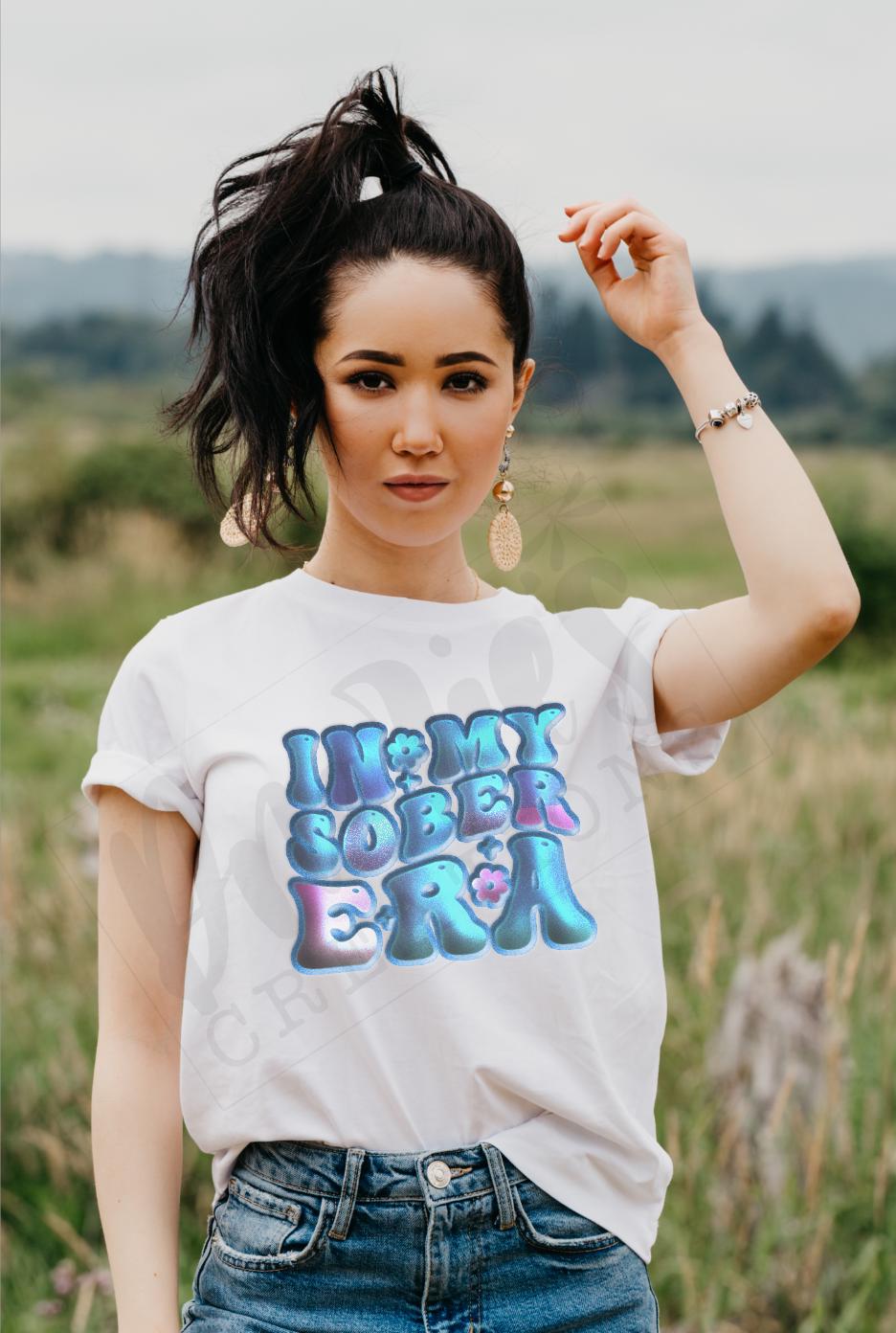 T-shirt |In my sober era frost style | overdose awareness | sobriety | Healing | life |proud