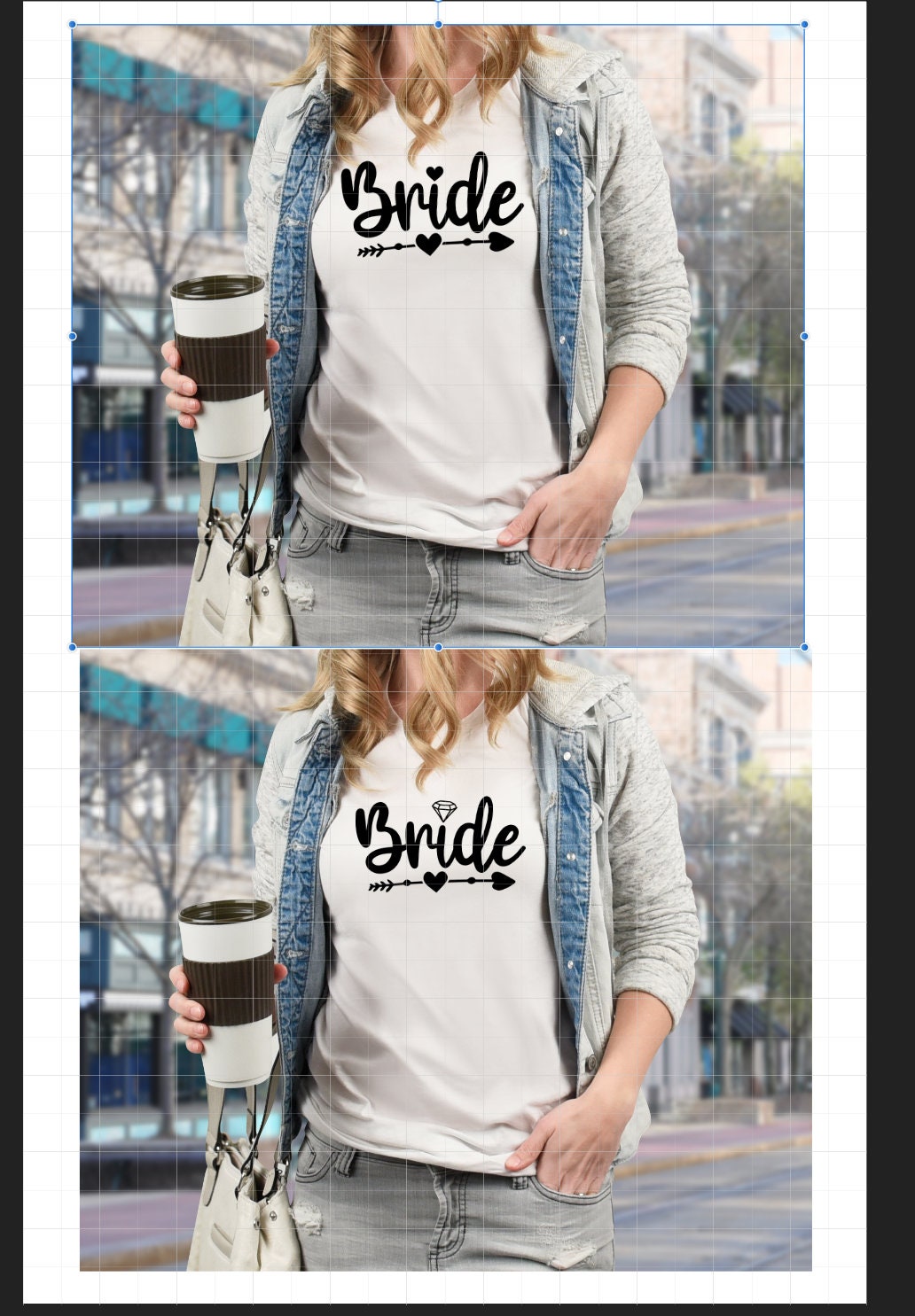 Bridal package | Floral EM1 tumbler, Tshirt and tote package