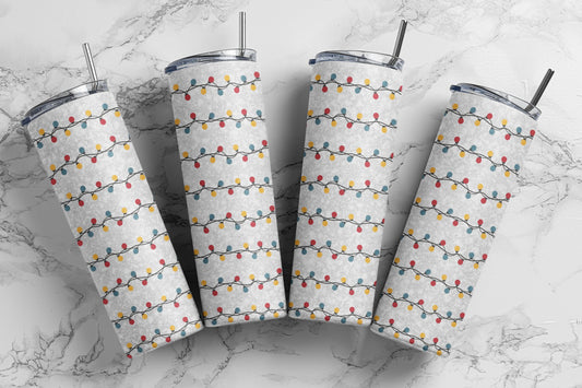 Tumbler |Christmas lights| | girls or boys | Gift | BFF | special someone | Christmas