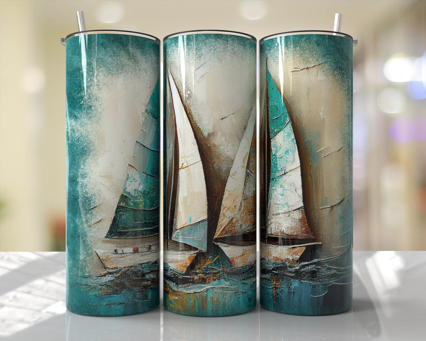 Tumbler wrap |  teal Sailboat| Sarcasm |Bestie| Gift| BFF | Profanity| funny| mean girl