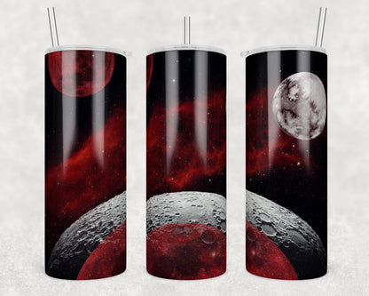 Tumbler | RED Moon  | Celestial 6 | Sarcasm | MOM | Gift | BFF | funny| Beautiful colors
