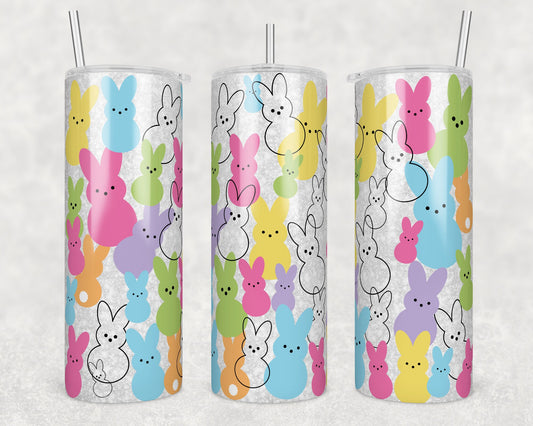 Tumbler | bunnies colorful    | Gift | Sarcasm| OSFA |Great Gift-