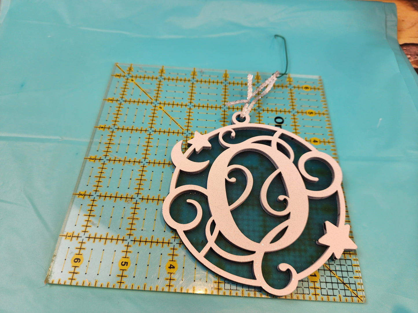 Ornament| monogram ornaments |  gift | Friend gift |  | Merry Christmas!| handmade select letters available