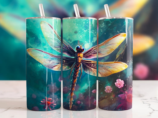 Tumbler | Dragonfly 15| Beautiful bright colors | MOM | Gift | BFF | funny| Beautiful colors| Angel