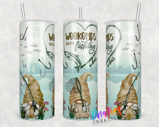 Tumbler |Fishing gnomes weekends are for fishing| Sarcasm | | Bestie | Gift | BFF | Profanity| funny| DRUNKEST Bunch OF aETSY