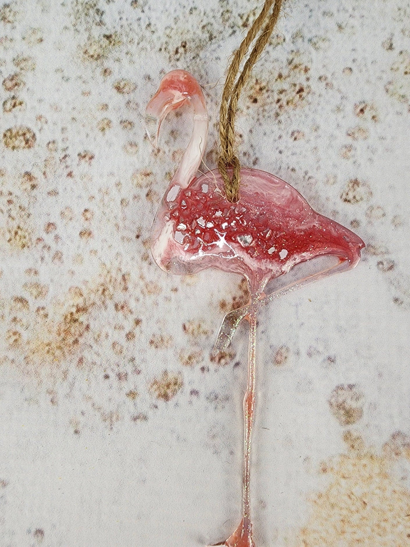 Resin | Flamingo #10 | Resin art | Ocean lover | gift