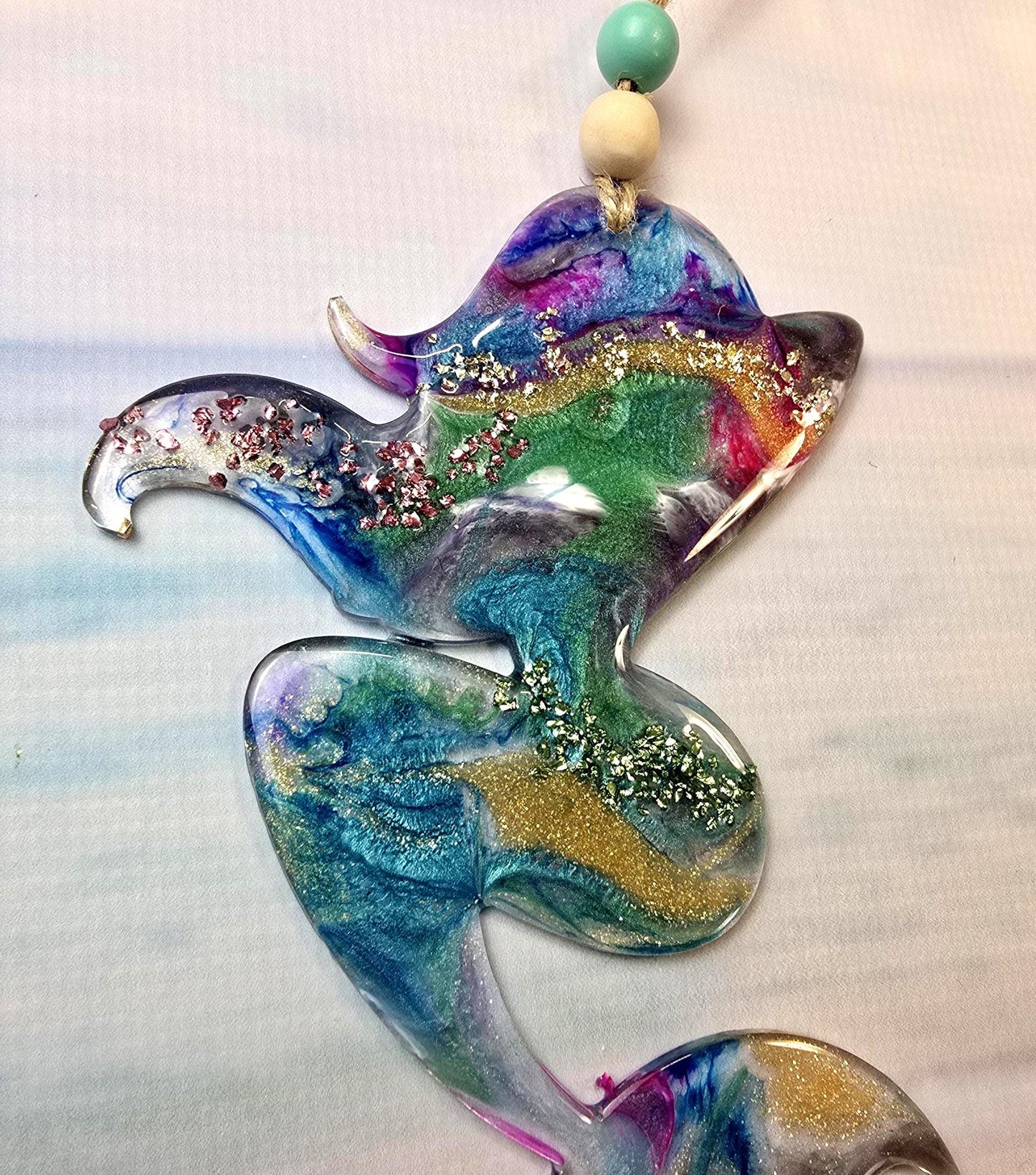 Resin | Sea and water animal 1018 | Ocean lover | gift| Ornament | Car Charm | Mermaid lover |Manatee |seal |Turtle | Whale| Crab|