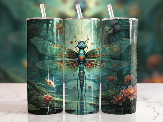 Tumbler | Dragonfly 14| Beautiful bright colors | MOM | Gift | BFF | funny| Beautiful colors| Angel