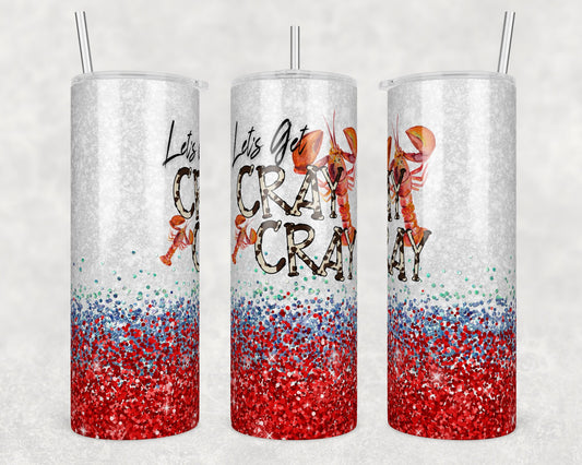 Tumbler | Lets get Cray Cray 13 | my happy place |HOT mom summer | Sarcasm | beach| ocean | Gift | BFF | funny|