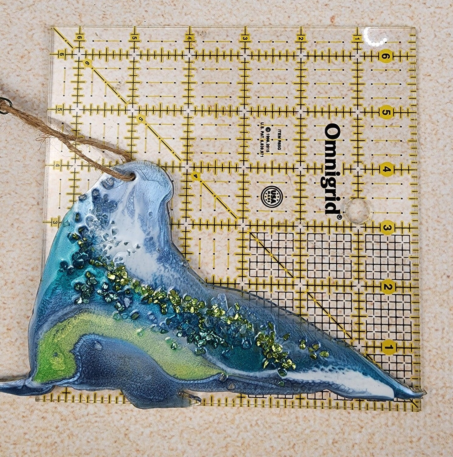 Resin | Sea and water animals | Resin art | Ocean lover | gift| Ornament | Car Charm | Mermaid lover