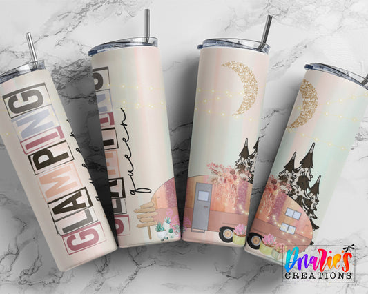 Tumbler |Glamping Queen| Sarcasm | | Bestie | Gift | BFF | Profanity| funny| glampETSY