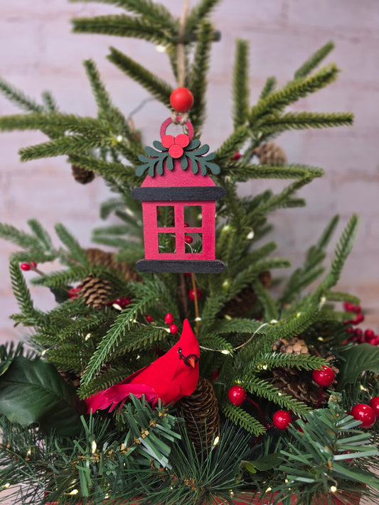 Ornament - Lantern  OR1012-25 - Hand Painted Christmas Ornament