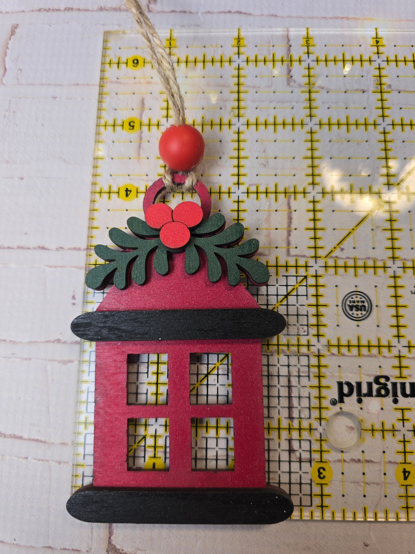 Ornament - Lantern  OR1012-25 - Hand Painted Christmas Ornament