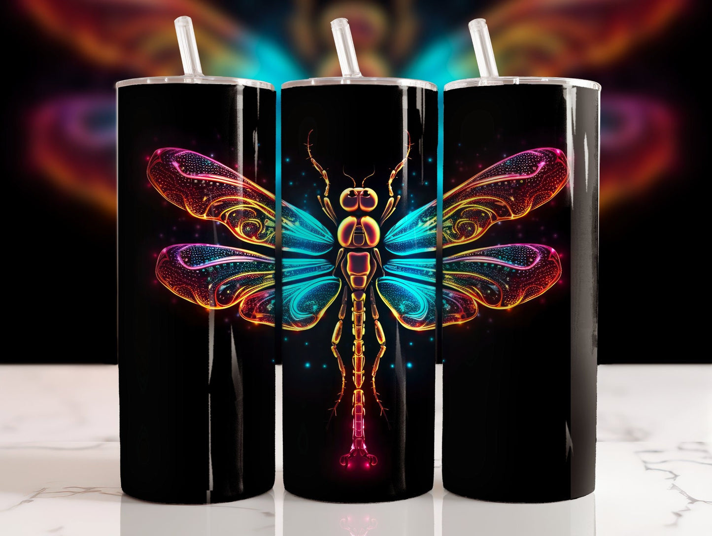 Tumbler | Dragonfly 12| Beautiful bright colors | MOM | Gift | BFF | funny| Beautiful colors| Angel
