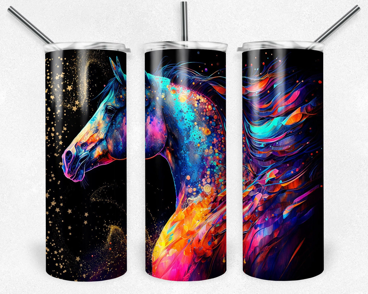 Tumbler | Horse Alcohol ink| Hot Mess| Sarcasm | MOM | Gift | BFF | funny| Beautiful colors