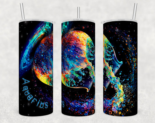 Tumbler | Aquarius 2| Celestial | Sarcasm | MOM | Gift | BFF | funny| Beautiful colors