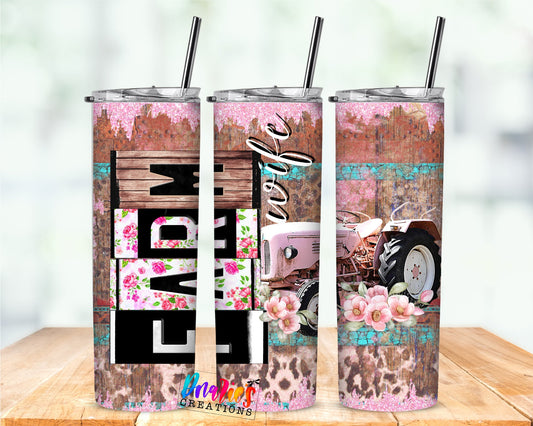 Tumbler | Farmwife 2 | Farm wife | Gift | Sarcasm| OSFA |Great Gift- Ladies-Cows| Men
