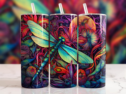 Tumbler | Dragonfly 3| Beautiful bright colors | MOM | Gift | BFF | funny| Beautiful colors| Angel