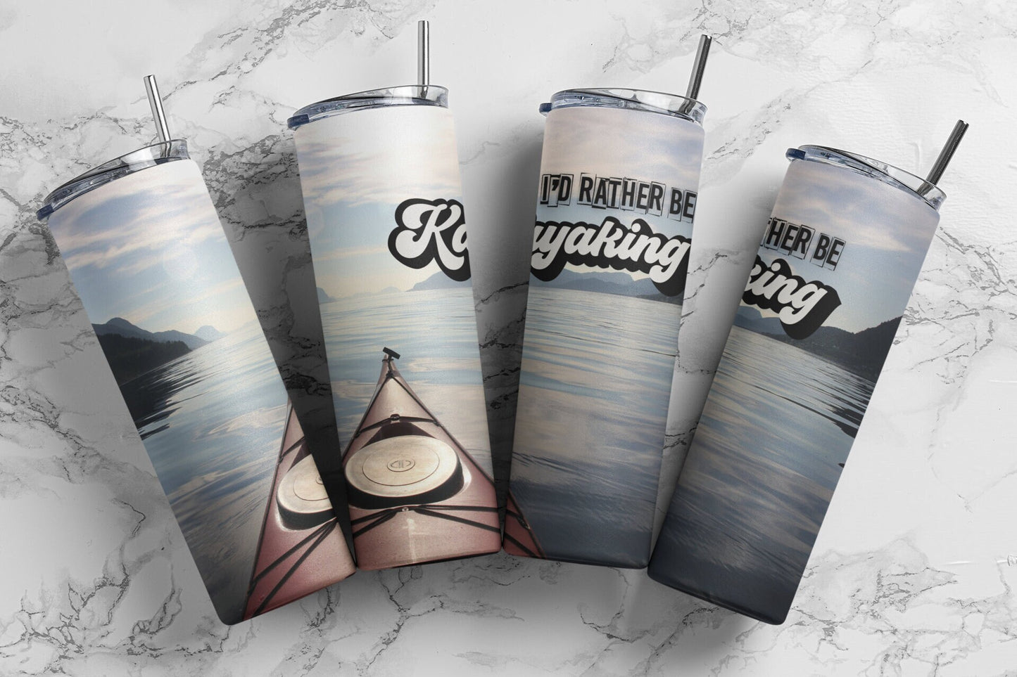 Tumbler |I'd rather be Kayaking 1| Sarcasm | | Bestie | Gift | BFF | Profanity| funny| camping