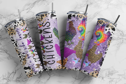 Tumbler | loveschickens | just a girl who loves chickens  Farm wife | Gift | Sarcasm| OSFA |Great Gift- Ladies-Cows| Men