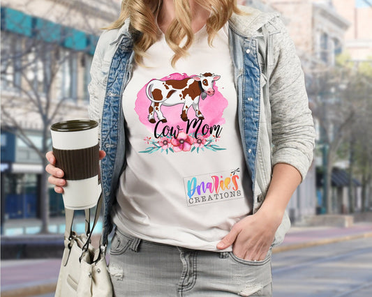 T-shirt |Cow Mom| Chicken |COW| summer |Flowers| NSFW