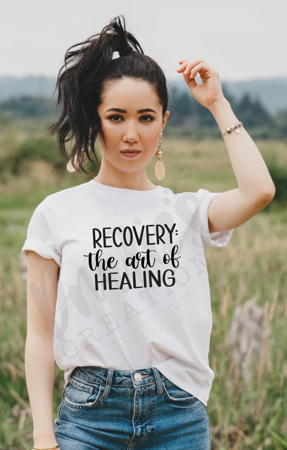 T-shirt |Recovery the art of healing | overdose awareness | sobriety | Healing | life |proud