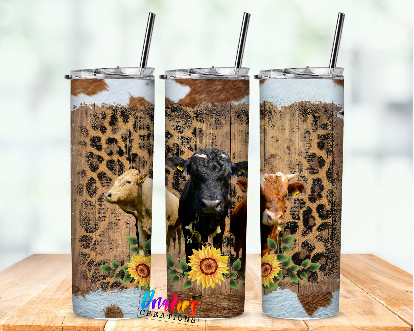 Tumbler | FARM | Farm Cows | animal print  | Gift | Sarcasm| OSFA |Great Gift- Ladies-Cows| Men