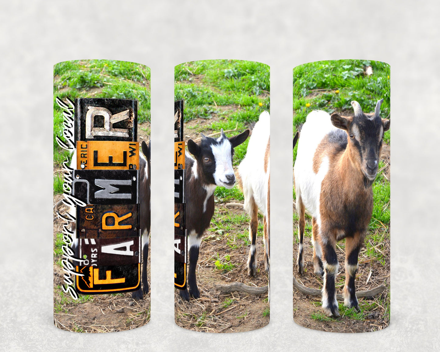 Tumbler | farmers1 |support your local farmer | Gift | Sarcasm| OSFA |Great Gift- Ladies-Cows| Men