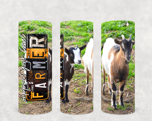 Tumbler | farmers1 |support your local farmer | Gift | Sarcasm| OSFA |Great Gift- Ladies-Cows| Men