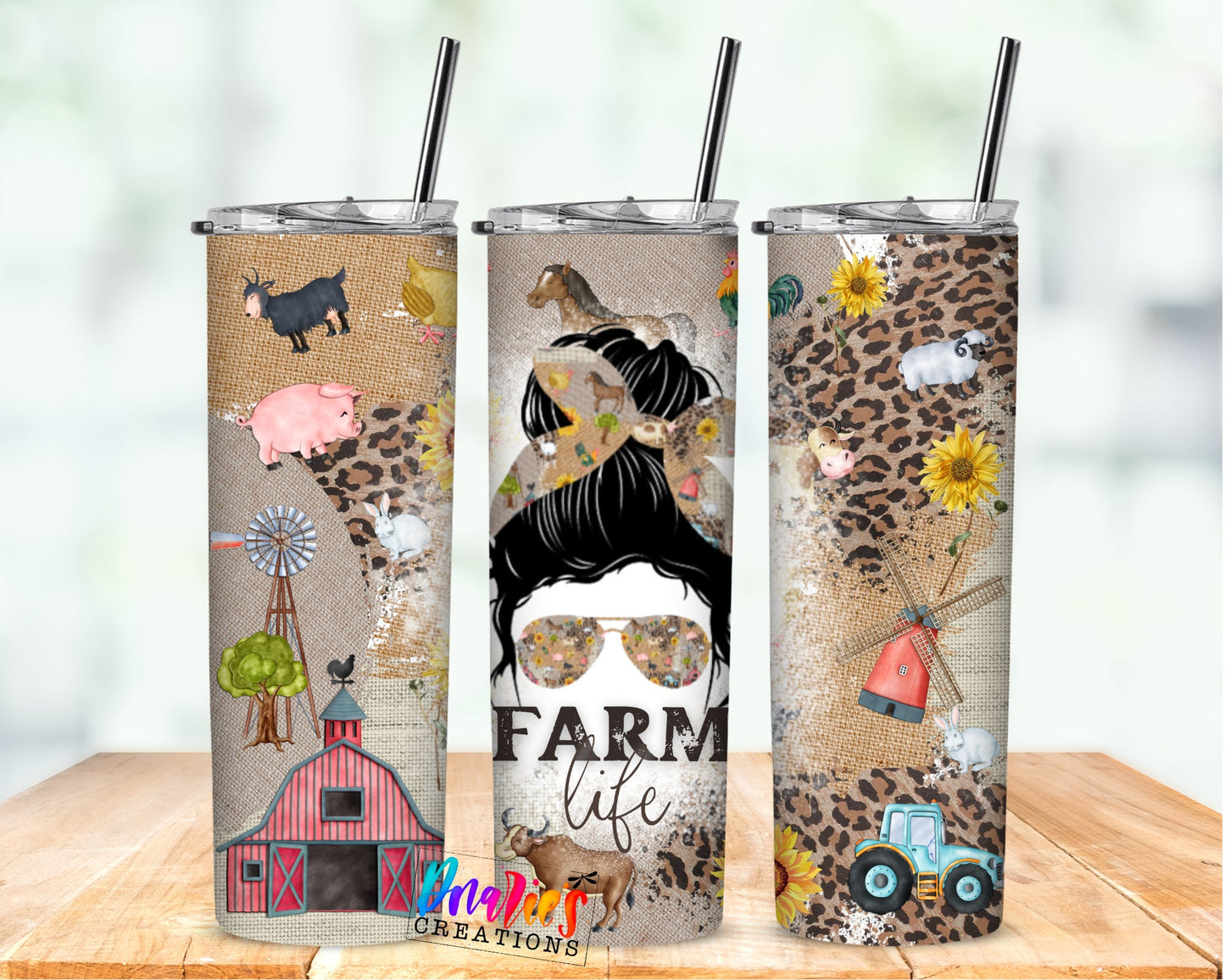 Tumbler | FARM2 |simple Farm life | Gift | Sarcasm| OSFA |Great Gift- Ladies-Cows| Men