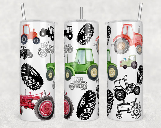 Tumbler |  tractor | support your local farmer | Gift | Tractor | USA | Great Gift- Ladies-Cows | Men