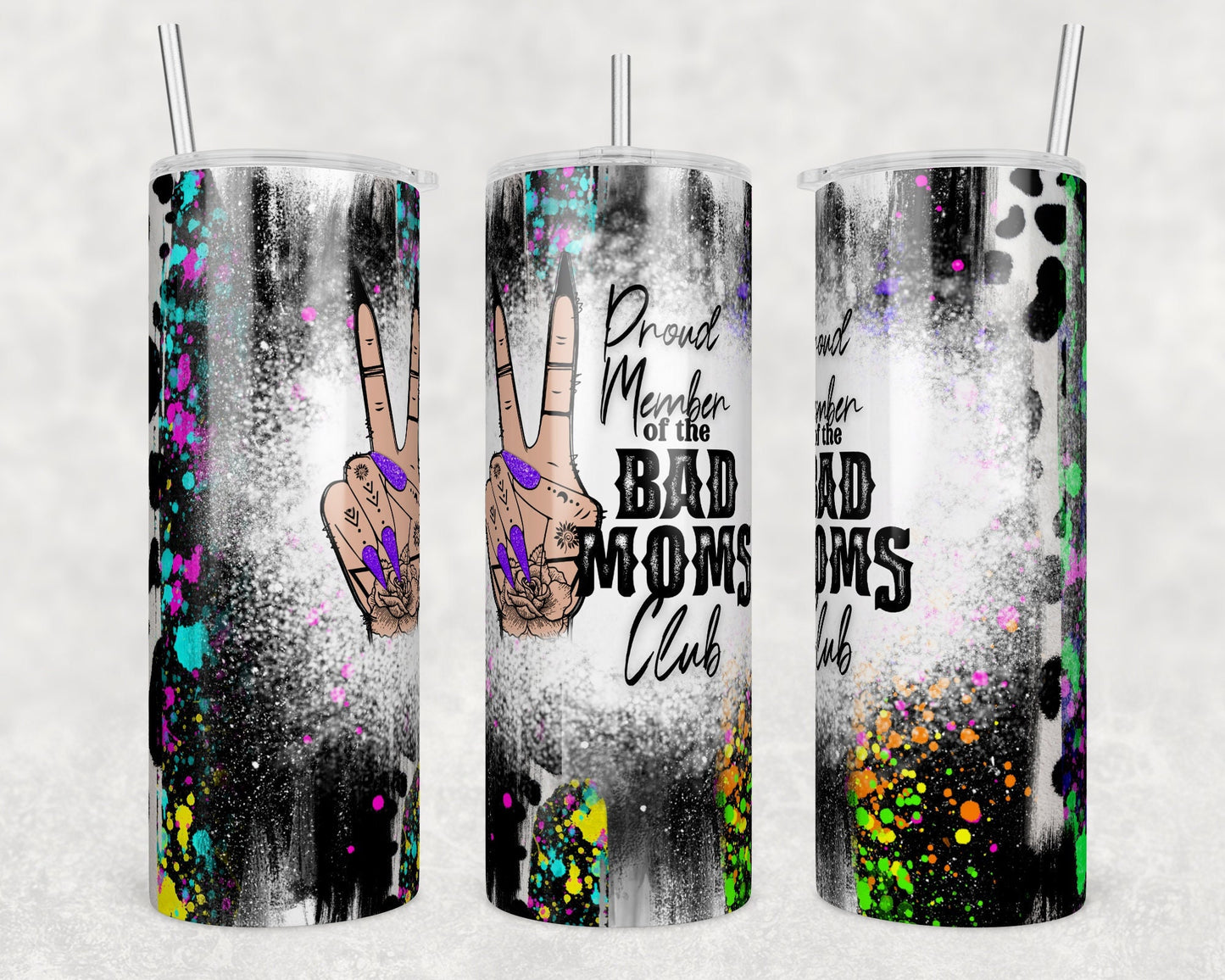 Tumbler |Proud Member of the Bad Mom's Club| Sarcasm | MOM | Gift | BFF | Profanity| funny|