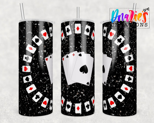 Tumbler |Casino Poker | Dice and chips | Gift | BFF| funny| ladies trip |casino1ETSY