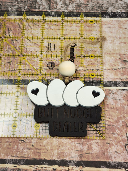 Ornament| Butt nugget dealer black | Chicken whisperer | ornament |  gift | Friend gift | Farm lover