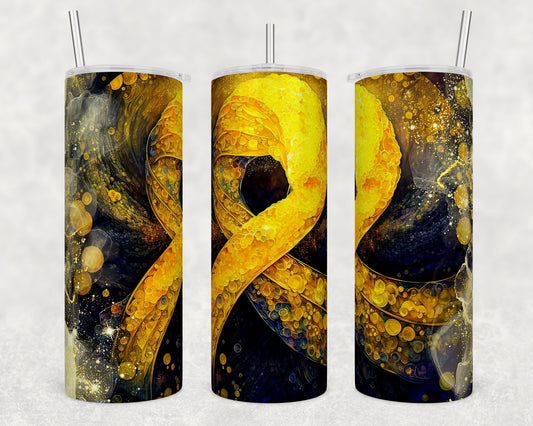 Tumbler |Yellow Ribbon| Drinkware | Friend | Gift | Support| OSFA |