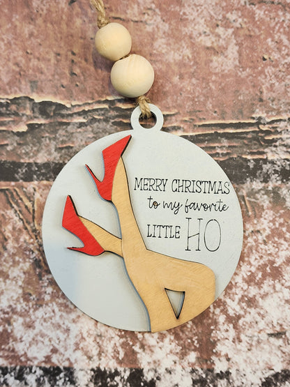 Ornament|  Merry Christmas to my favorite little HO 2 |  gift | Friend gift | friends