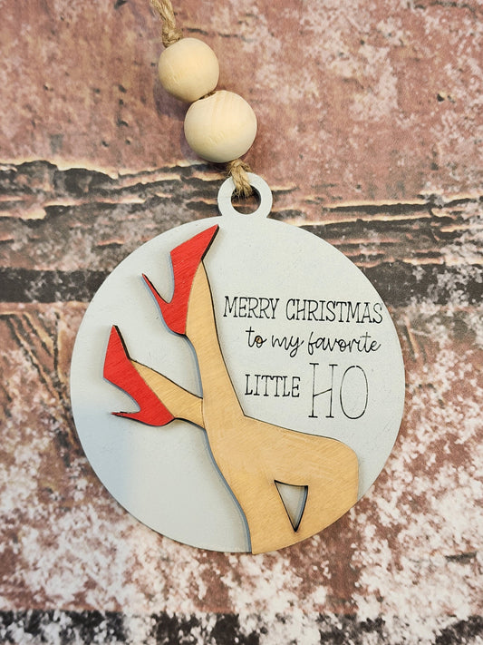 Ornament|  Merry Christmas to my favorite little HO 2 |  gift | Friend gift | friends