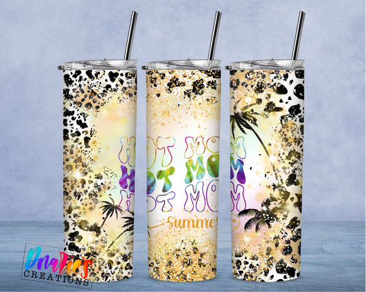 Tumbler |HOT mom summer | Sarcasm | cows| Farm | Gift | BFF | Profanity| funny| hotmomsummerETSY