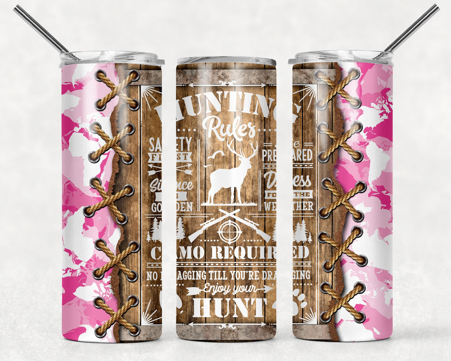 Tumbler |Hunting rules | Drinkware | wine | Gift | Sarcasm| OSFA | girl hunter