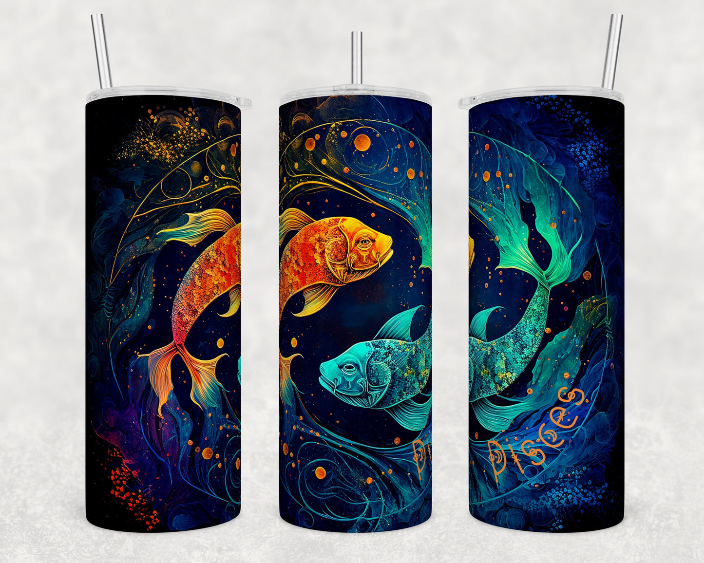 Tumbler | Pisces 2 | Celestial | Sarcasm | MOM | Gift | BFF | funny| Beautiful colors