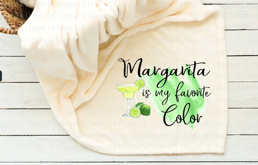 Blanket | Margarita is my favorite color, Tequila, BFF's gift, Farmhouse, bohemian, free spirit, Great GIFT