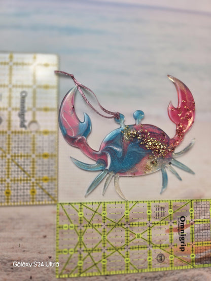 Resin | Sea and water animal 1011 | Ocean lover | gift| Ornament | Car Charm | Mermaid lover |Manatee |seal |Turtle | Whale| Crab|
