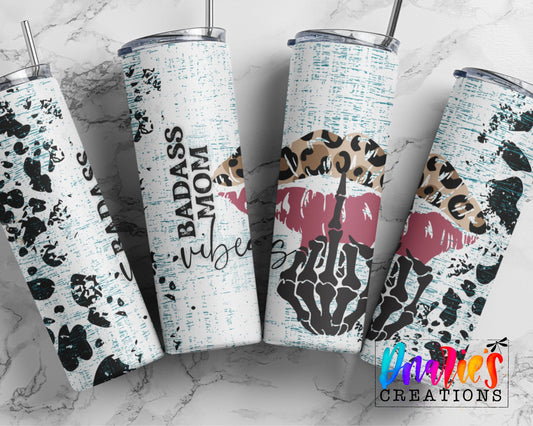 Tumbler |Badass MOM vibes | Sarcasm | Crime| Bestie | Gift | BFF | Profanity| funny| badass mom vibesetsy