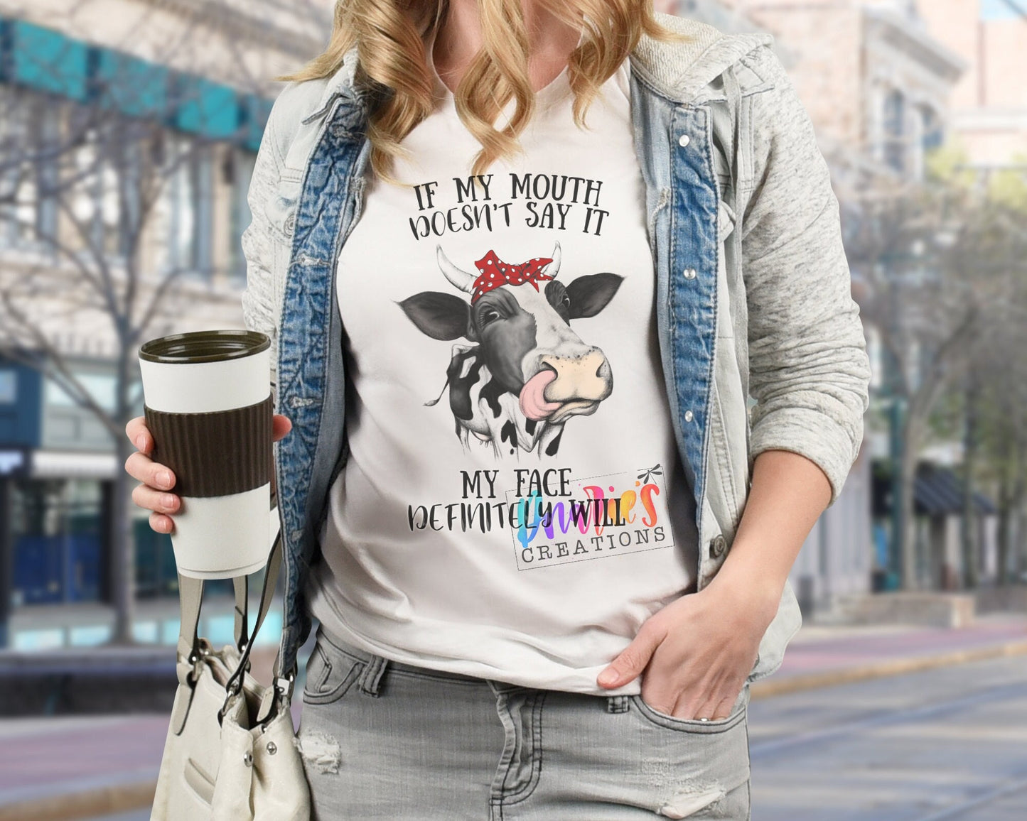 T-shirt | If my mouth doesn't say it my face definitely will | Farming | Chicken |COW| Beer | summer || NSFW