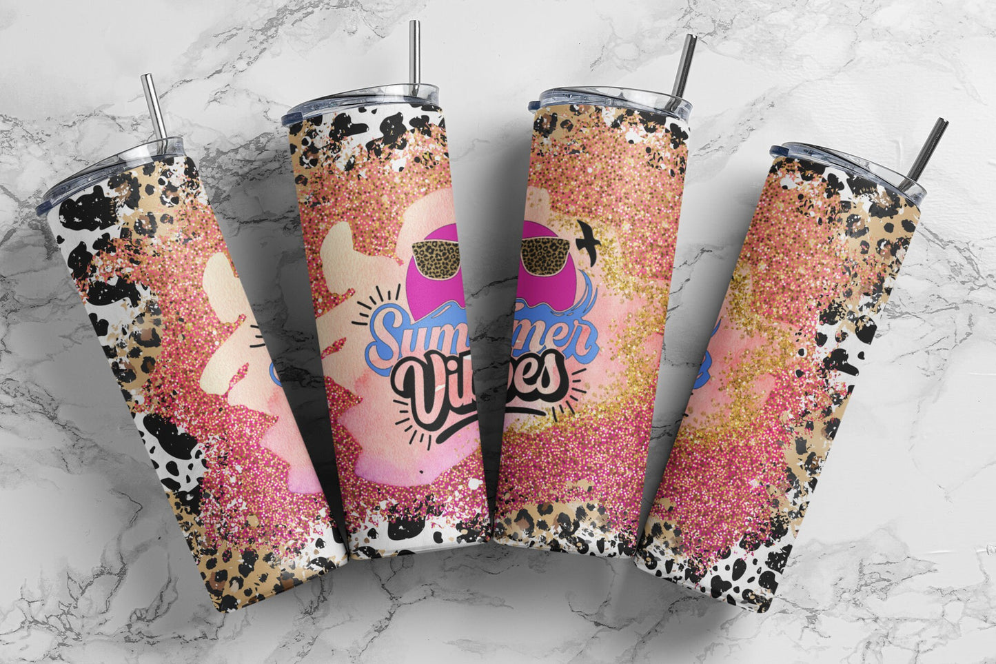 Tumbler | Summer Vibes glasses  | my happy place |HOT mom summer | Sarcasm | beach| ocean | Gift | BFF | Profanity| funny|