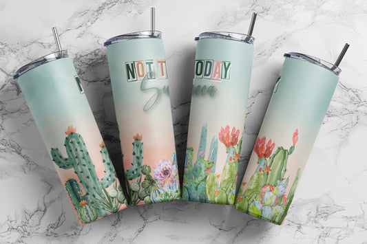 Tumbler | Not today Succa | Hot Mess| Sarcasm | MOM | Gift | BFF | funny|