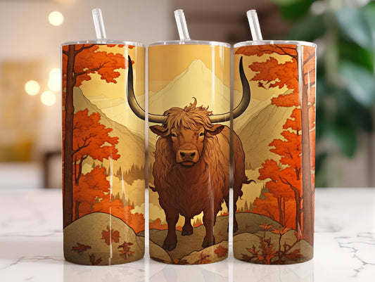 Tumbler | Highland Cow  | highland cows 14 | farm animals | cuteness | artful
