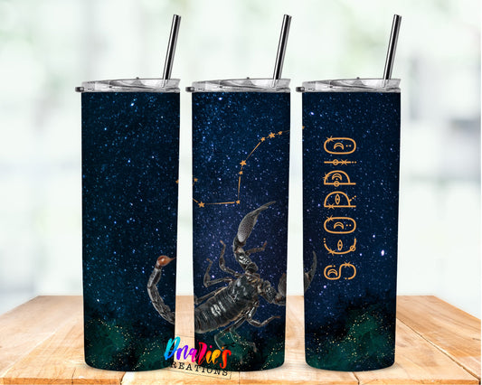 Tumbler | Scorpio 1 | Celestial | Sarcasm | MOM | Gift | BFF | funny| Beautiful colors