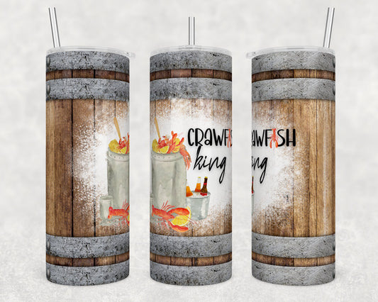 Tumbler | Crawfish King 4 | my happy place |HOT mom summer | Sarcasm | beach| ocean | Gift | BFF | Profanity| funny|