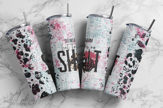 Tumbler |Do no HARM take NO shit! | Hot Mess| Sarcasm | Nurse | Gift | BFF | Profanity| funny|